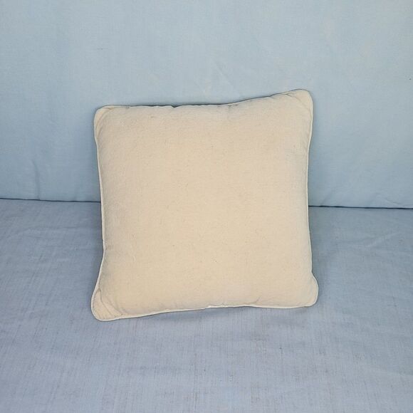 Golden Anniversary Pillow Gift Needlepoint 50 Years Together Vintage 9'' x 9'' - Picture 2 of 7